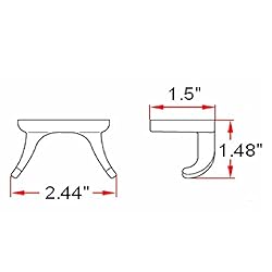 Design House Millbridge Double Robe Hook, Satin