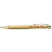 TwinkleArt 24K Gold Foil Ballpoint Pen Floating Golden Flakes with Gift Box (Champagne)