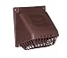 3" BROWN WIDE MOUTH HOOD
