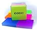 Idocre Sticky Notes 3x3 inches - 12 Pads/Pack, Waterproof Post It Notes, Neon Multi Color Memo Notepads