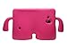 Tab 3, 7, Tab 4 Case, Kids Shock Proof Foam Case Cover Stand for Samsung Galaxy Tab 3, 7, Tab 4 (7.0) P3200/ T110/ T210/ T230 (HOT PINK)