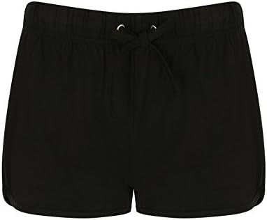Skinni Fit Womens/Ladies Retro Training / Fitness Sports Shorts