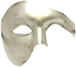 Success Creations USA Alastor Phantom Masquerade Mask for Men (Silver)