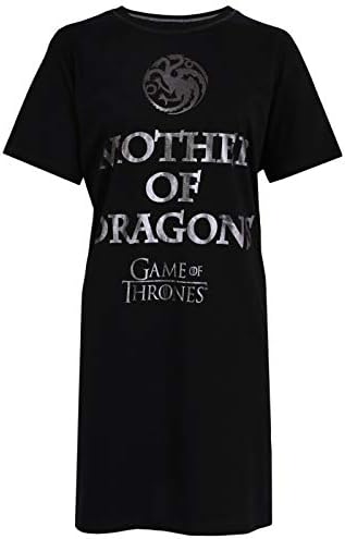 Games Of Thrones Ladies Nightdress Nightie Mother of Dragons PJ's PJs Pyjamas