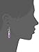 Christmas Gift! 1 Pair Of Natural Amethyst Dangle Earrings, Healing Point Chakra Earrings