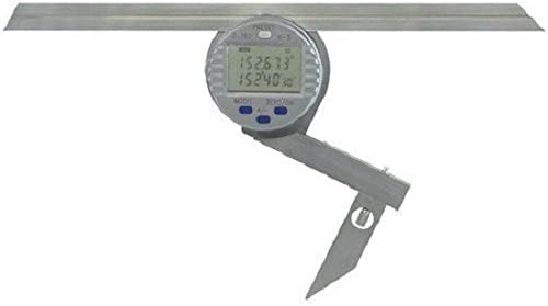 Fowler 54-440-750 Stainless Steel Electronic Universal Digital Protractor with 6" and 12" Blades