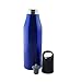 ICY BEV KOOLER STAINLESS STEEL BOTTLE INSULATOR, 2 PACK, BLUE, beer keeper/holder with silicone bottle stopper; cap with bottle opener and finger grip keeps beer cold longer