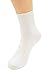 Women 100% cotton Socks Crew Athletic Cotton Socks F17 (Milk white)