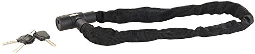 AGT Fahrradkettenschloss: Fahrrad- & Motorrad-Kettenschloss, 6-mm-Kette, spezialgehärtet, 80 cm (Roller-Kettenschloss) – Bild 3