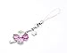 Kisaragi Cell Phone Strap 027 Four-Leaf Clover - Gradation(Pink3+Crystal Aurora)
