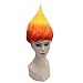 BERON Flame Shape Hair Cosplay Costume Party Wig Stylish Halloween Wig(Flame Color)