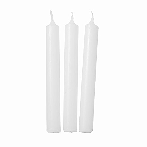 Small Diameter White Utility Vigil Candle Holiday luminaries Candles Bulk Event Pack - Qty 480