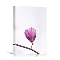 Canvas Wall Art Purple Flower Portraiture Colorful Floral Multicolor Photography Portrait Romantics - 12x18 inches