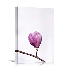 signwin Canvas Wall Art Purple Flower Portraiture Colorful...