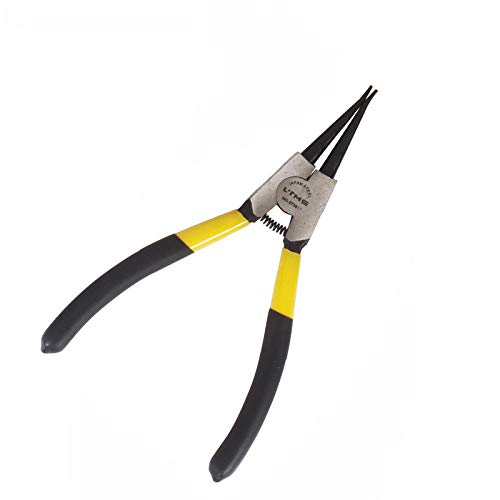 SUPERTOOL Snap Ring Pliers Mini Long Nose/Straight/Bent Internal/External Circlip Pliers for DIY and Wood Working(13" External Straight)