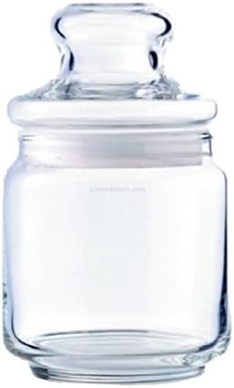 Ocean Pop Jar, 500ml, Set Of 6 in Multicolor Glass