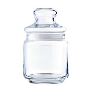 Ocean Pop Jar, 500ml, Set Of 6