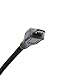 CERRXIAN USB OTG Cable - Black, USB Micro Male to Mini Male OTG Cable (Black) (1m)