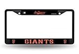 San Francisco Giants Black Metal License Plate Frame