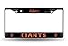 San Francisco Giants Black Metal License Plate Frame