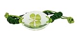 Celtic Real Four Leaf Clover Unisex Bracelet with Gift Box & Guarantee