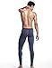 SEOBEAN Low Rise Mens Underwear Pants Long John Cotton Navy 2274