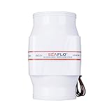 SEAFLO 4" Electric In-Line Marine Bilge Air Blower 12V 270 CFM 456 CMH Quiet Boat White