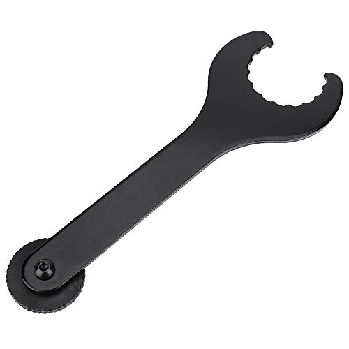 VGEBY Bicycle Crank Wrench, Carbon Steel Bike Bracket Pedal Spanner Bottom Wrench Bicycle Repair Tool Ride