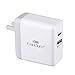 USB Type C Charger with 5V/3A USB C & Quick Charge 3.0 Compatible Google Pixel / Pixel XL / Nexus 5x / 6p,Lumia 950xl 950,Nintendo Switch, Samsung Galaxy S5 S6 S7 Note 8 / S8 / S8 Plus /Edge and More