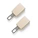 2-Pack Beige Mini Seat Belt Extension - SIZE: Type A - Adds 3