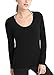 Mippo Long Sleeved Tops for Women Loose Fit Workout Tops for Women Women's Sexy Backless Yoga Shirts Cute Gym Clothes for Women Running T-Shirts for Women Black M