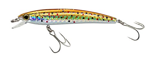 Yo-Zuri F1161-BWTR Pins Minnow Floating Diver Lure, Brown Trout