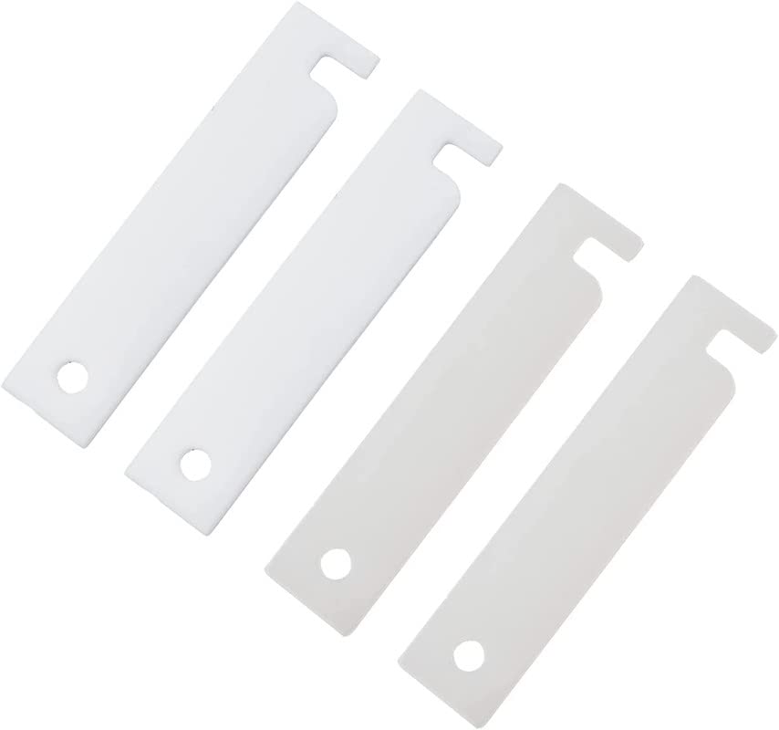 4PCS WE3M51 WE3M52 Clothes Dryer Teflon and Nylon Drum Bearing Slide Replacement Kit