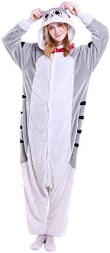Everglamour 5055601171982 Onesie/Body Suit, Unisex-Adult, X-Large, Light Grey and White