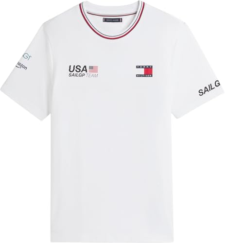 Tommy Hilfiger Us Sailgp Replica tee Mw0mw44690 Men's S/S T-Shirt
