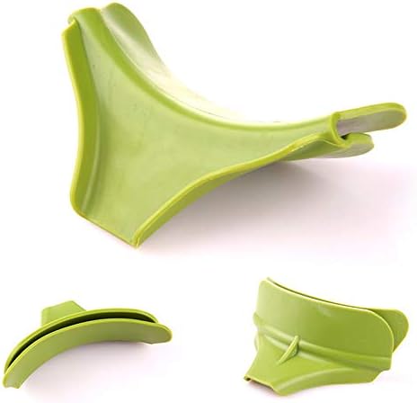 xingshengdejia Silicone Soup Funnel Kitchen Gadget Tools Water Deflector Tool Kitchen Pots Pans Silicone Round Rim Deflector Funnel Soup Water Diversion Mouth