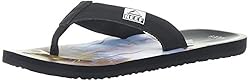 Reef Men's HT Prints Sandal, aqua palms, 13 M US