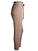 BerryGo Women's Casual Loose High Waist Stretchy Skinny Slim Long Pants (Light Tan,M)