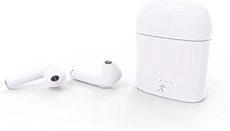 Wireless Earbuds: True Bluetooth Best Mini Stereo TWS Earphone Charging Case Truly Smallest In-Ear Sport Headphones Headset HandsFree Mic Noise Cancelling Sweatproof Running Gym Workout iPhone Android