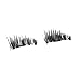 Oksale® New Hot Sale Magnetic Eye Lashes, 1 Pair (4pieces) Ultra-Thin 0.2mm 3D Mink Reusable False Magnet Eyelashes Extension for Makeup (Black)