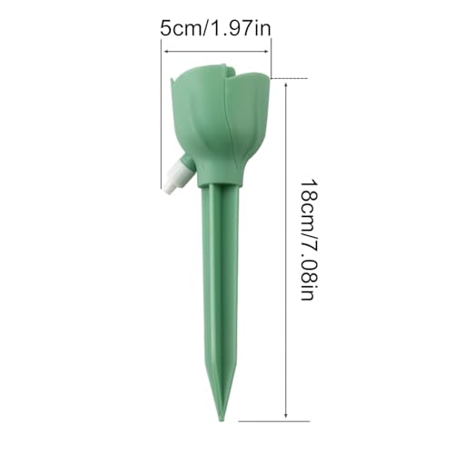 TGIYK Indoor Plant Watering System, Automatic Drip Irrigation Kit with 30-Day Slow Release, Self-Watering Spikes for Potted Plants, Outdoor Garden, Patio, Vacation Plant Care, Moisture Control Stakes