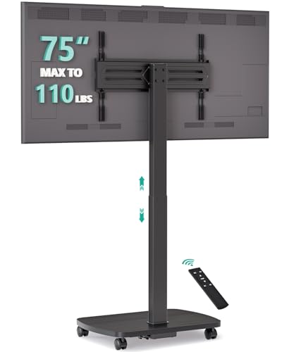 WALI Motorized Rolling TV Stand Lift