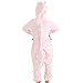 Afoxsos Women's Pink Dinosaur Onesie Adult Pajamas Cosplay Costume ,Size M ,Pink Dragon