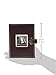 Pioneer Photo Albums 24 Pocket Sewn Leatherette Frame Cover Album with Strap Closure for 4 by 6-Inch Prints, Dark Brown