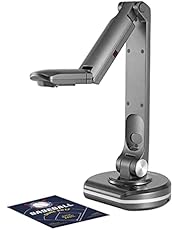 PENCHEN Scanner,JOYUSING V500S USB 2-in-1 Document Camera & Book Scanner Webcam with Auto Focus 8 Mega-pixel High-Definition Max. A3 Scanning Size LED Light Compatible with Mac Windows Chrome for Live