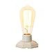 INJUICY Industrial Table Lamps, Antique Desk Lamp with Ceramic Base for for Bedside, Bedroom Living, Dining Room, Cafe Bar, Hallway Décor
