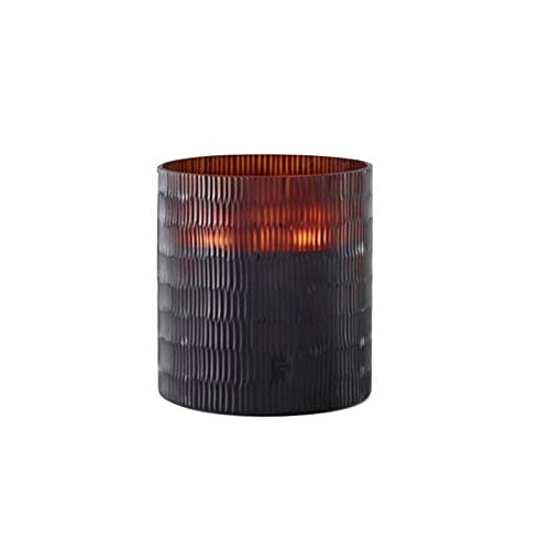 Onno Rhombus Scented Candle, Glass, Brown, S