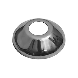 Visko VF-002 Stainless Steel Round Wall Flange (Silver)