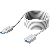 Sabrent rallonge USB 3.0 22AWG de 3 mètres – Mâle A vers Femelle A [Blanc] (CB-301W)