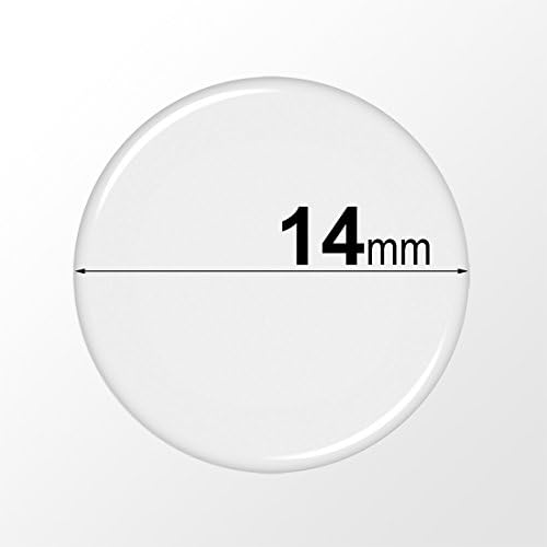 50 Pcs. Dia: 14mm Clear Round Epoxy Stickers